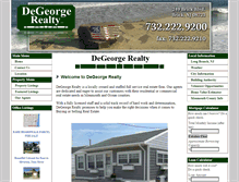 Tablet Screenshot of degeorgerealty.com